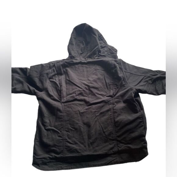 HP! Carharrt Womens Washed Duck Sherpa Lined Jacket Loose Fit Warmest - Picture 14 of 16